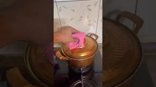 Cooking special foods in a copper pot