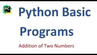 Python Basic Program 1