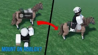 How to Make a MOUNT SYSTEM? | Roblox Studio Tutorial