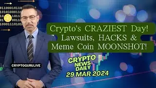 Crypto's CRAZIEST Day! Lawsuits, HACKS & Meme Coin MOONSHOT! (Crypto News Daily)