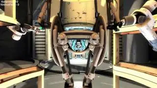Прохождение Portal 2 Кооператив (multiplayer) Ну посмотри, что это)