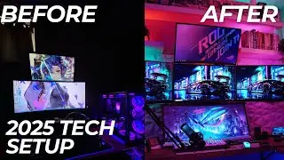 Ultimate Gaming & Home Lab Setup 2025 – 5 Monitors, Watercooled PC & Proxmox Server!