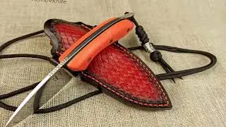 Заказной шейник, по мотивам Buck Mini Alpha Hunter.  ELMAX , G10