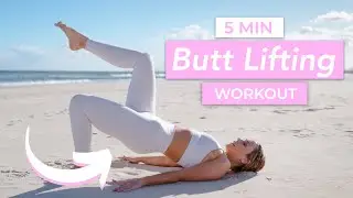 5 MIN BUTT LIFT // Pilates Booty Bridge Workout