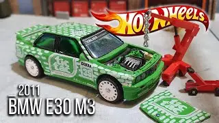 HOT WHEELS Custom : 2011 BMW E30 M3 with Handbuilt Engine