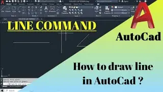 LINE COMMAND | AutoCad Tutorial # 3 | AutoCad Tutorial for Beginners |
