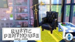 RUSTIC LUXURY PENTHOUSE | TS4: Speed Build
