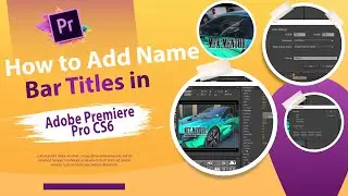 How to Add Name Bar Titles in Premiere Pro 2021 (EASY Method)