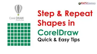 How to Step and Repeat Shapes in Corel Draw Quickly
