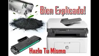 RECARGA DE TONER DE IMPRESORA LASER HP