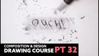 Composition and Design Drawing Course - Rendering Gradations (PART 32)