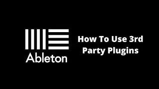 Where Are My Plugins??? Ableton Live 10