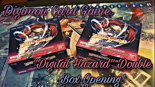 Digimon Card Game: “Digital Hazard” Double Box Opening! (Ex-2) #digimontcg #digimoncardgame #digimon