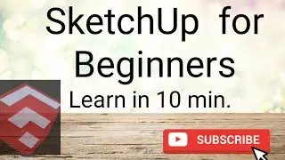 SketchUp Tutorial- 1 Basics for beginner_ Line and Rectangle