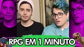 VIRAMOS DINOSSAURO?? PRESOS NO JURASSIC PARK? RPG EM 1 MINUTO COM JULIANO CORAÇÃO - CANAL DO CLEPTON