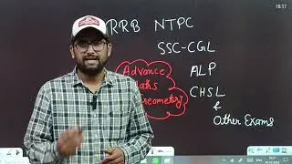 RRB NTPC Geometry l Advance Maths Class l Advance Math Geometry l Advance Math Syllabus l #rrbntpc
