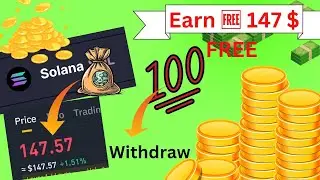 Earn Free Solana Coin on Telegram Bot | 100% Real & Easy Withdraw | Step-by-Step Guide.