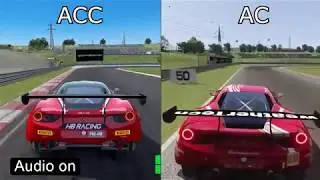 Assetto Corsa Competizione vs Assetto Corsa Ferrari 488 GT3 Sound Comparison