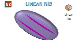Linear Rib | NX Molded Part Design | Siemens NX |