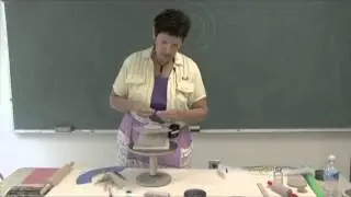 How to Use a Template to Make a Textured Soft-Slab-Built Bowl with a Wrapped Rim - SANDI PIERANTOZZI