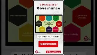 8 Principles of Governance in Public Administration | What Is Good Governance In Public Sector?