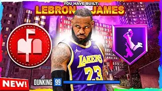 THIS POWER FORWARD BUILD WILL RUIN NBA 2K22 😳 BEST SLASHING FOUR LEBRON JAMES BUILD nba2k22