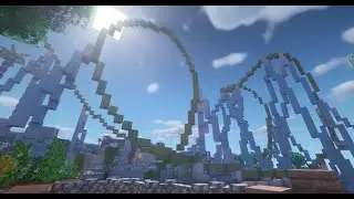 The Incredible Hulk Roller coaster in Minecraft