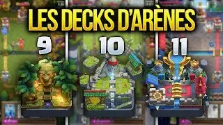 CLASH ROYALE LES MEILLEURS DECKS POUR ARENE 9/10/11 SANS LEGENDAIRE