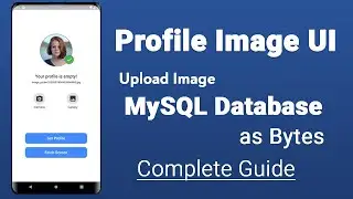 Upload Images to MySQL Database as Bytes - Flutter 
