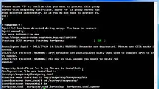 Instalação do kav proxy com squid