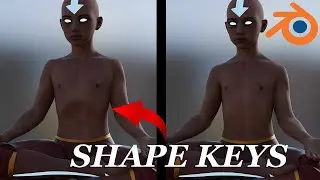 [Blender] Add Breathing Using Shape Keys And Drivers
