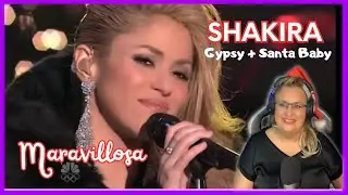 SHAKIRA  - GYPSY + SANTA BABY - NEW YORK - NAVIDAD 2023 | VOCAL COACH ( reaction & analysis)