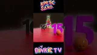 🔢 Count to 100 in Space! Kinetic Sand Bowling Adventure 🚀 #kineticsand #kineticsandplay