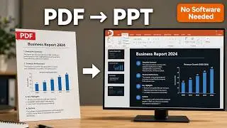 How to convert PDF to PowerPoint in 1 Minute — Free, No Software Needed (Phone, Windows & Mac)