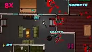 Hotline Miami 2 - Scene 7 - No Mercy - A+ Walkthrough (With Assassins Cred Achievement))