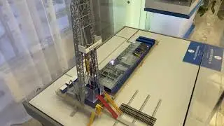 Действующий макет буровой установки БУ-3000