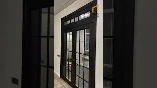 Монтаж конструкции с фрамугой