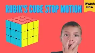 Rubik's Cube Solve | Stop Motion Animation