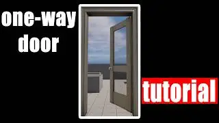 How I Create a ONE-WAY DOOR in Unreal Engine 5 | Unreal Engine 5 Tutorial