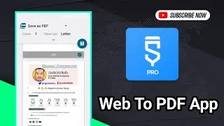 How To Create Web To PDF App With New Custom Block Easily|Important Video|Androidbulb