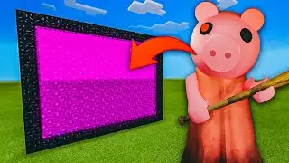 How to Make a PORTAL to ROBLOX PIGGY in Minecraft