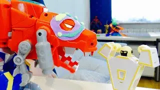 РОБОТ для дома Супер АЛФАВИТ и ТРАНСФОРМЕРЫ Игрушки из Мультика про МАШИНКИ