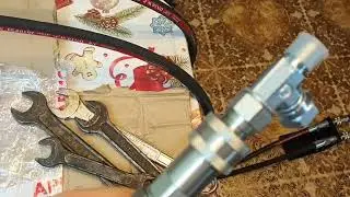 Подключение дополнительного  гидрораспределителя  на японский минитрактор Kubota L1-225 Часть 1.