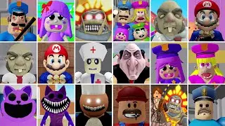 Mario Obby Play Roblox Bruno Family Prison, Mr Brains, Mr Grumpy Motel, Mr Cheese, Grand Hospital
