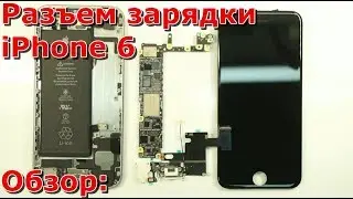 Часть 1 замена нижнего шлейфа с разъемом зарядки и микрофоном iPhone 6 своими руками
