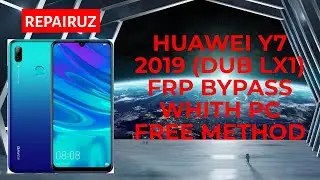Huawei Y7 2019 (DUB LX-1) remove google account /FRP bypass whith pc