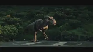 Jurassic World T Rex but its Roger from American Dad