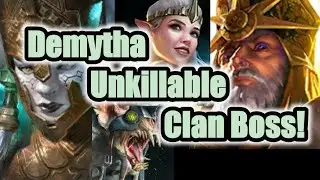 Raid Shadow Legends | Demytha Unkillable Clan Boss (1 key potential!)