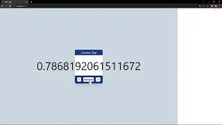 [6/8] Counter APP -  Generate random numbers with js - React projects for beginers
