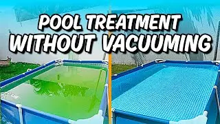 The Ultimate Challenge: 😱Clean a Green Pool Without Vacuuming or Wasting Water! 💪💧